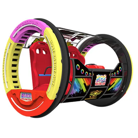 Riteng Happy Cars 360 Degree Bumper Car Theme Park 2 Seats Capacity Electric Moonwalk Happy Car Amusement Ride