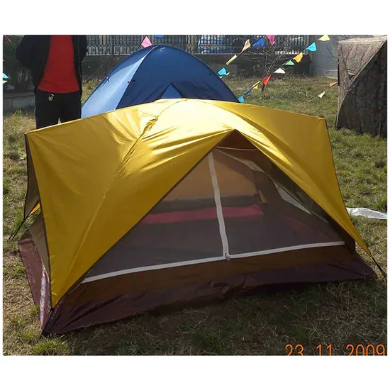 Thailand Temple Monk Using Cheap 2 Person Camping Tent