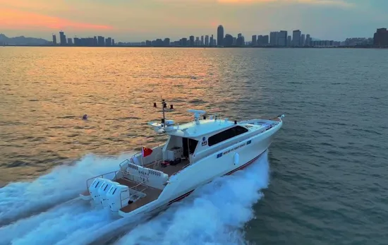 56FT Aluminum Alloy Small Party Boat for Sightseeing and Fishing