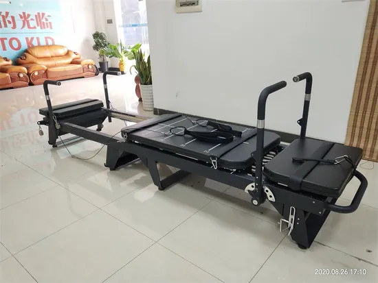 Megacore Studio Pilates Reformer Machine with Tower White Aluminium Reformer Commercial Workout Equipment