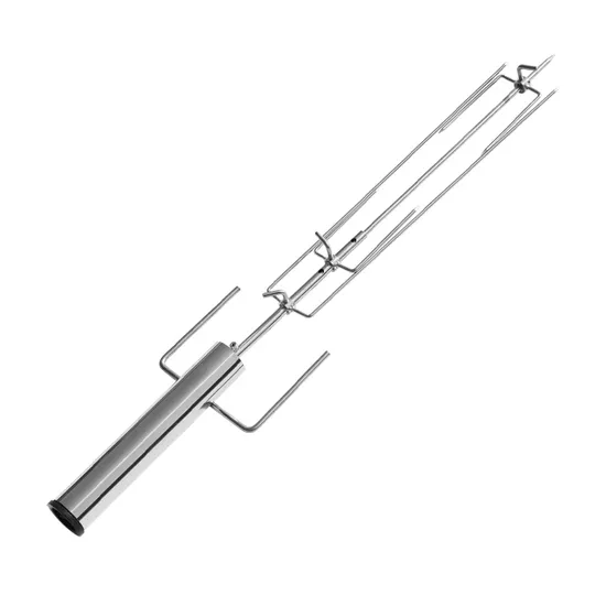 Commercial Stainless Steel Charcoal BBQ Grill with Smoker Attachment