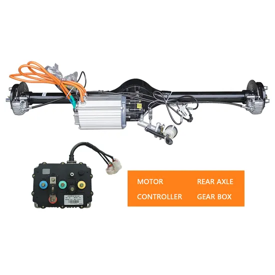 Electric Vehicle Motor 5kw Pmsm Motor Disc Brake Differential Rear Axle Drive System