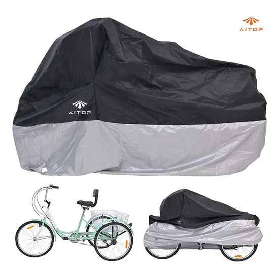210d Dust Wind Proof Outdoor Storage Waterproof Bicycle Adult Tricycle Cover