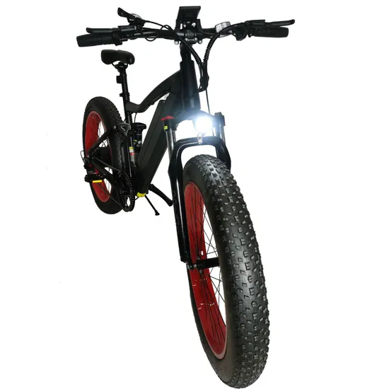 27.5" Electric Bicycle for Adults with 8 Speed Gears and Frame