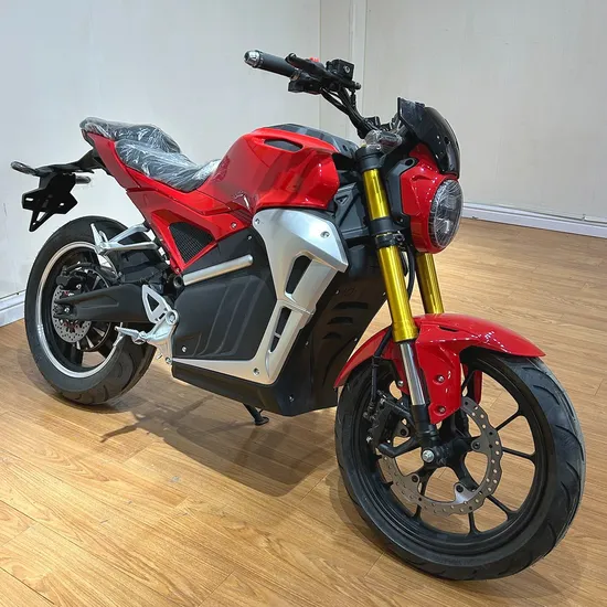 EEC Racing Motorcycle High Speed Electric Motorcycle Electric Moped 2000W 72V32/40ah Lithium Battery Straddles Series High-Performance E Scooter