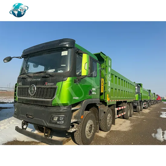 New/Used/Second Hand Shacman 8X4 X5000 Load Dump Tipper Truck 12-Wheel Trailers Good Condition