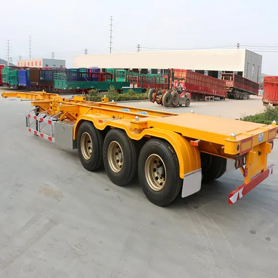 2 3 4 Axles Extendable Container Transport Skeletal Trailers High Quality Container Chassis Skeleton Skeletal Chassis Trailers