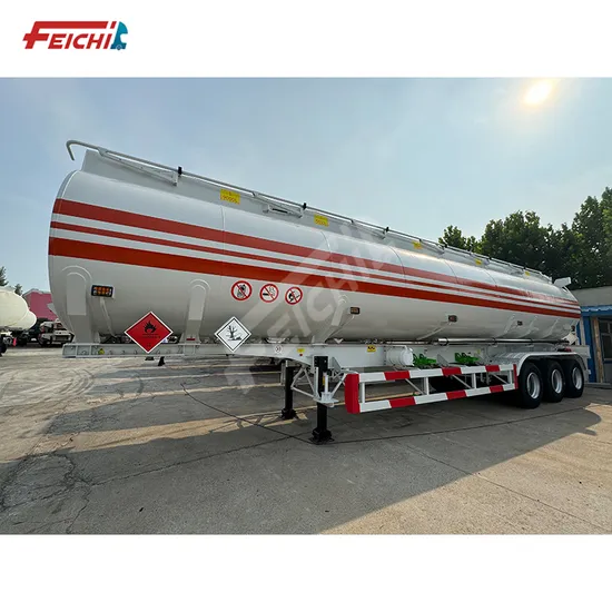 Feichi Brand of 3 Axles 40000L 45000liter 54000liters Petrol Oil Tanker Fuel Tank Semi Trailer for Sale