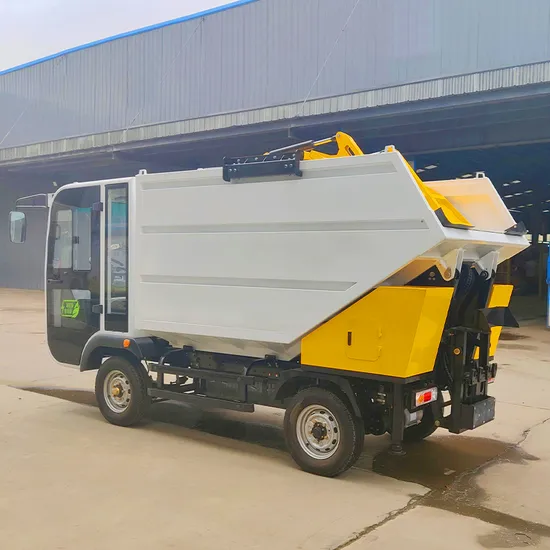 10 Cbm Four Wheels Electric Garbage Transport Truck Cleaning Truck