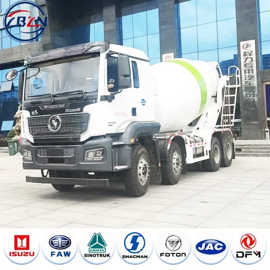 Shacmanfirst Four After Eight Concrete Mixer Truck 8X4 Large Commercial Concrete Truck Cement Mixing Tank Truck