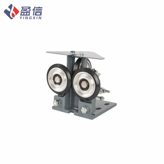 High Precision Car Rated Speed 3.5m/S Elevator Roller Guide Shoe