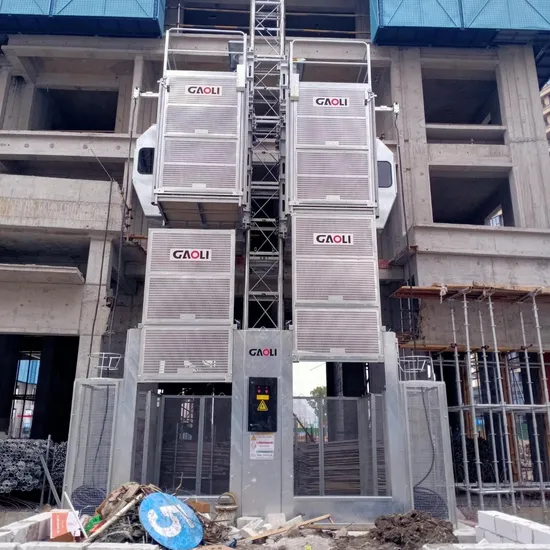 Gaoli Sc200/200 Double Cages Construction Hoist