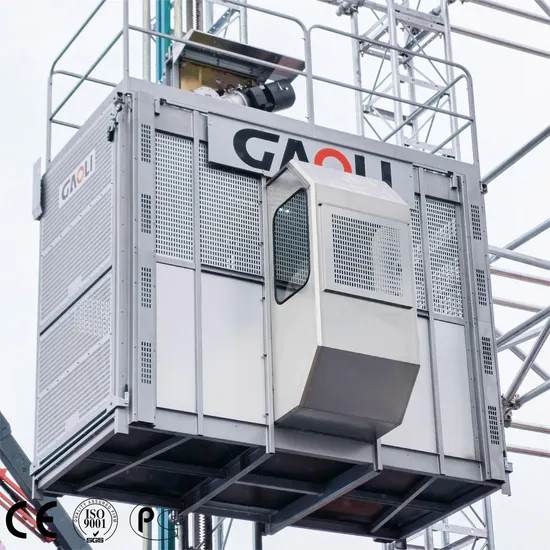 Construction Building Passenger Hoist for Lifting Materials