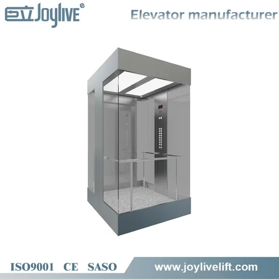 Joylive Safety 1600kg Glass Sightseeing Observation Panoramic Elevator