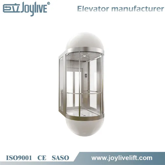 OEM Outside Wider Range of 1600kg Lift Electric Sightseeing Elevator Lift for Sightseeing Observation