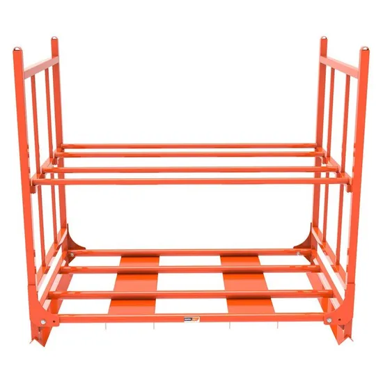 JL Brand Double Tire Rack Folding Tyre Racking Durable Metal Pallet Racking
