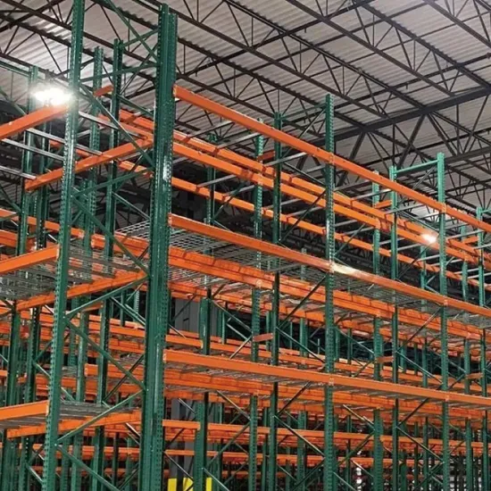 Heavy-Duty Teardrop Pallet Racking Rak Gudang