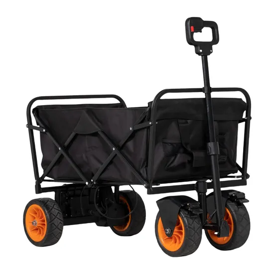 Electric Collapsible Folding Utility Outdoor Camping Garden Cart