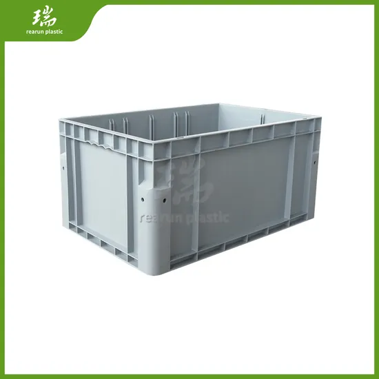 Rearun Plastic Folding Turnover Box China Manufacturers Vertical Transferring Plastic Container