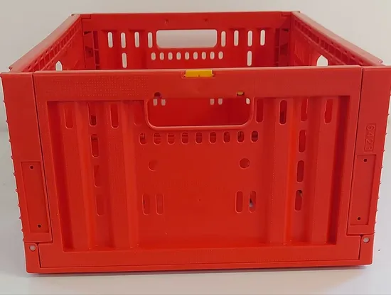 Rearun Collapsible Turnover Basket China Suppliers Plastic Folding Crate Vegetable Basket