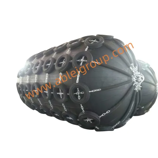 BV Certificate 6.5 Meters Long X 3.3 Meters Diameter Marine Fenders Yokohama′s Defense with Chain Net and Protective Tires for Sale China Factory