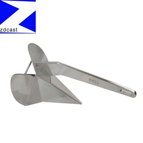 Durable Heavy Duty Galvanized Carbon Steel Boat Anchor