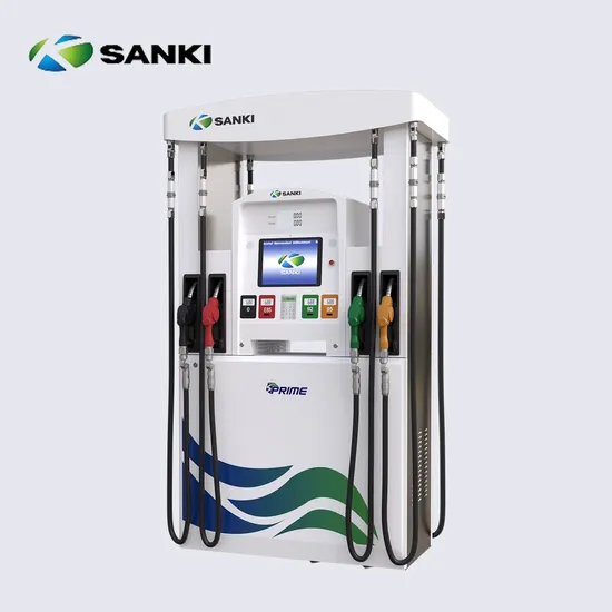 Sanki Prime Sk56 Eight Hose Multimedia Display Pettrol Pump Diesel Fuel Dispenser