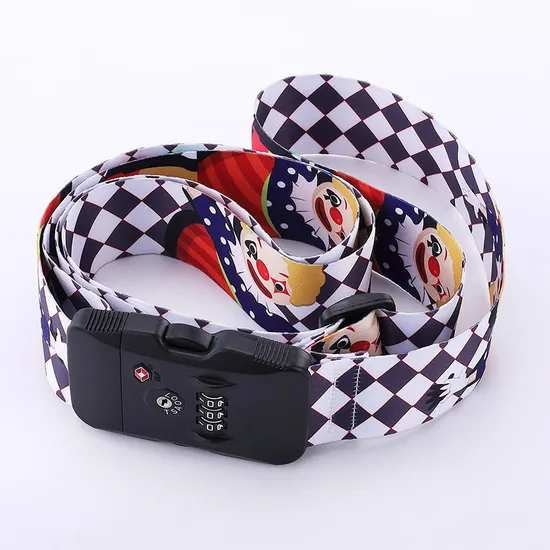 Polyester Logo Cy 50*1900mm*1.0mm Lanyard Screen Printed Strap Luggage Belt