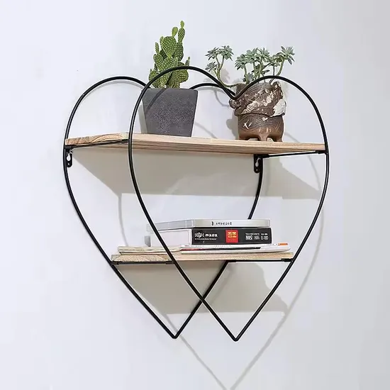 3 Tier Wall Floating Ledge Shelves Wall Decoration Storage Shelf Wall Mount Book Display Rack