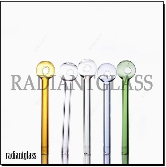 China Wholesale Oil Burner Pipe Hand Blown Glass Smoking Pipes