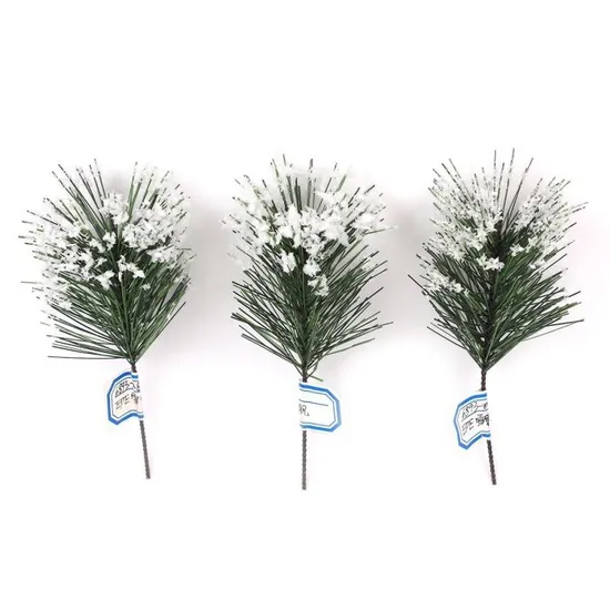 Artificial Christmas Flocking Tree and Garland Soft Dry White Snow Powder