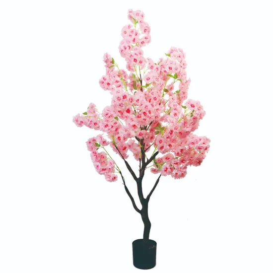 Natural Looking Artificial Cherry Blossom Tree Light Pink Ornamental Plant Home Decor