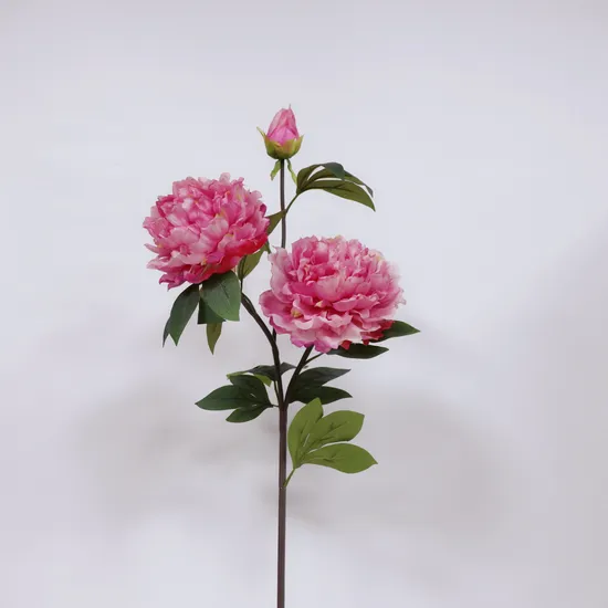 Hot Sell Peony Artificial Flowers Wedding Artificial Silk Flower Peony Bouquet Decorative