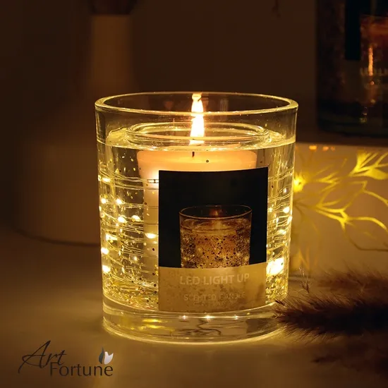 Private Label Scented LED String Candle for Christmas Gift and Decoration