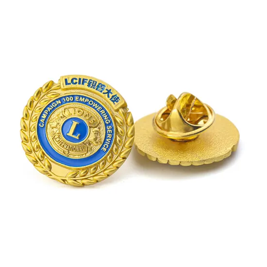 Manufacturer Wholesale Custom New Design of High Quality Football Religious Club Military Volunteer Religion School Metal Epaulets Cap Police Logo Coin Badges