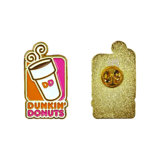 Personalized Gold Plated Lapel Pin for Corporate Recognition and Branding