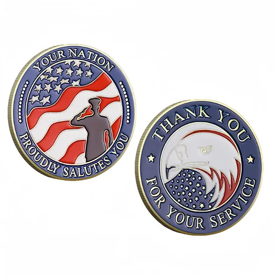 Custom Logo Metal Crafts 2D Die Stamping Warrior Coins