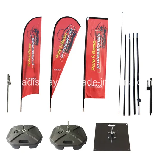 Feather Flag Promotional Usage Advertising Exhibition Event Outdoor Flying Beach Flag Banner Stand