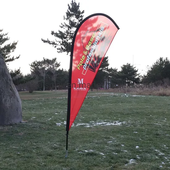 3m Height Wholesale Price for Custom Promotional Beach Flag Feather Banner Flag Kit Banner with Ground Spike Teardrop Flags for Sale