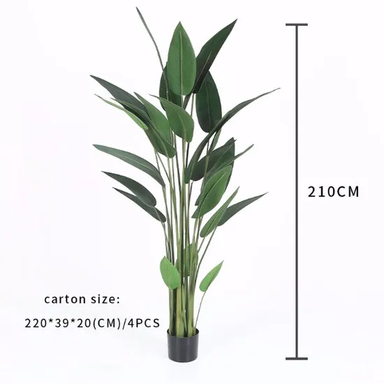 Manufacturer Canna Bonsai Potted Artificial Canna Potted Tree for Decoration