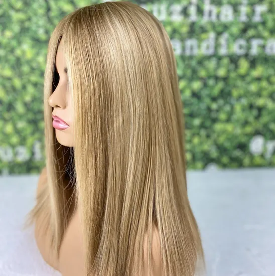 Factory Fast Delivery Invisible Silk Base Hair Topper with Lace for Women