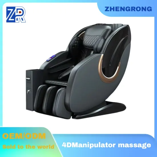 Zr 2025 Best 3D 4D Germany High Quality SL Guide Rail Commercial Massager with Electric Full Body Shiatsu Coin Operated Shared Massage Chair