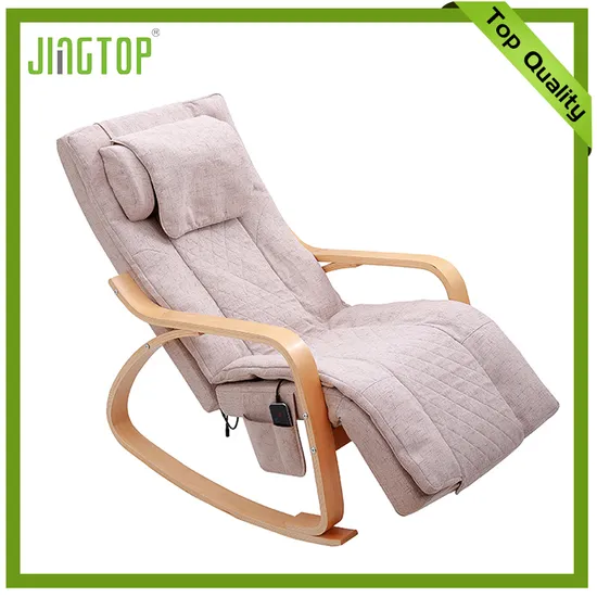 Luxury Portable Wooden Recliner Electric Rocking Massage Chair Modern