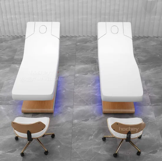 Hochey Beauty High Quality Modern Design Adjustable Multifunctional Tattoo Massage Beauty Bed