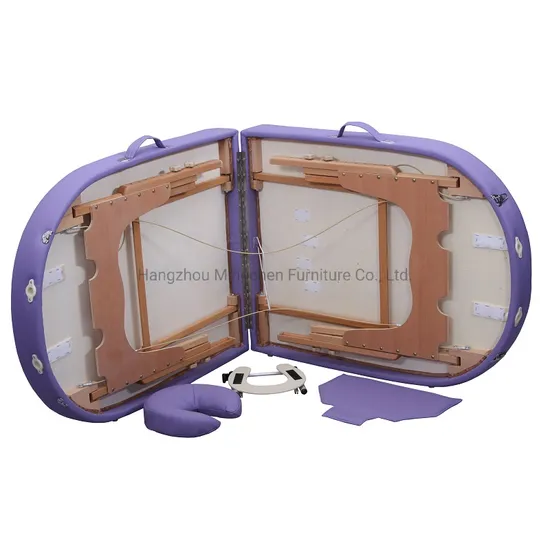 European-Style Soft Salon Folding Massage Bed for Beauty Salon