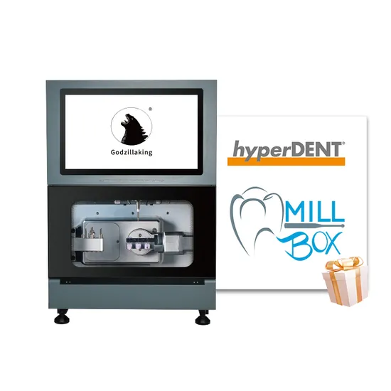 Godzillaking 5 Axis Dental Lab Equipment Dental Special Cadcam Dental Wet Milling Machine