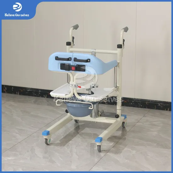 Huaren Hospital Ward Furniture Distributor Paralyzed Patient Lifter China Ywj-03 200kg Working Load Mobile Patient Hoist