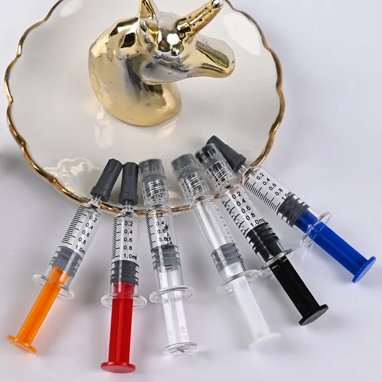 1ml Luer Lock Oil Glass Syringe with Plunger Rod