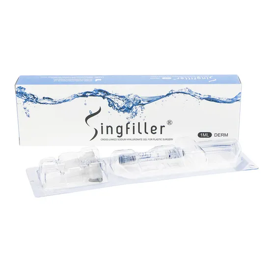 Singfiller Concentration Cross-Linked Ha Derma Filler with Good Effect Painless