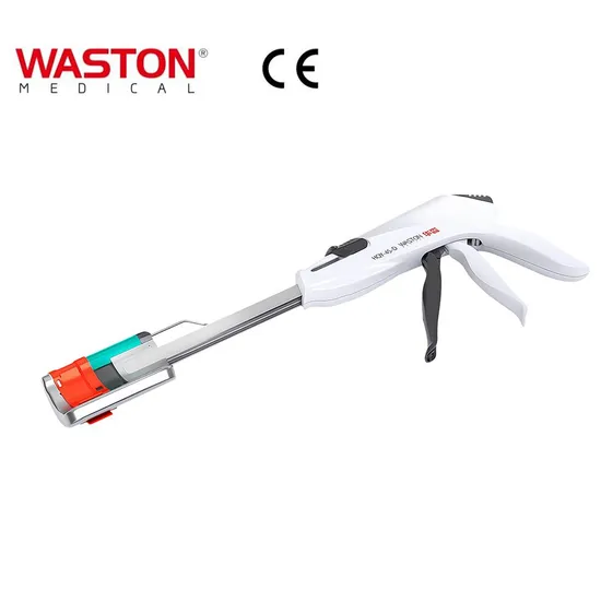 Medical Disposable Vascular Repair Surgical Instrument Skin Linear Cutter Stapling Cutting Electric Curved 45 Stapler